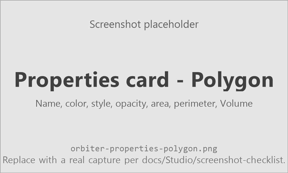 Properties card — Polygon